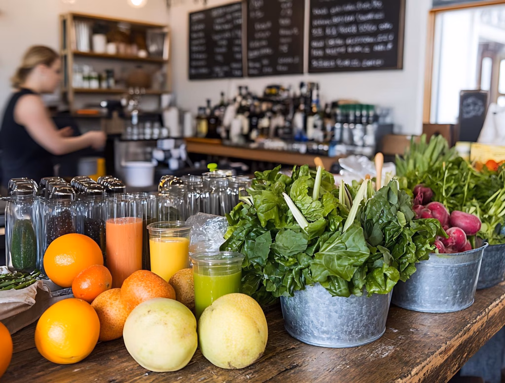 Juice bar counter