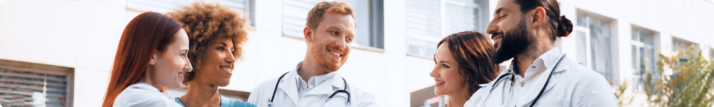 Group of doctors talking